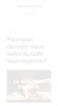 Mobile Screenshot of havana-cafe.fr